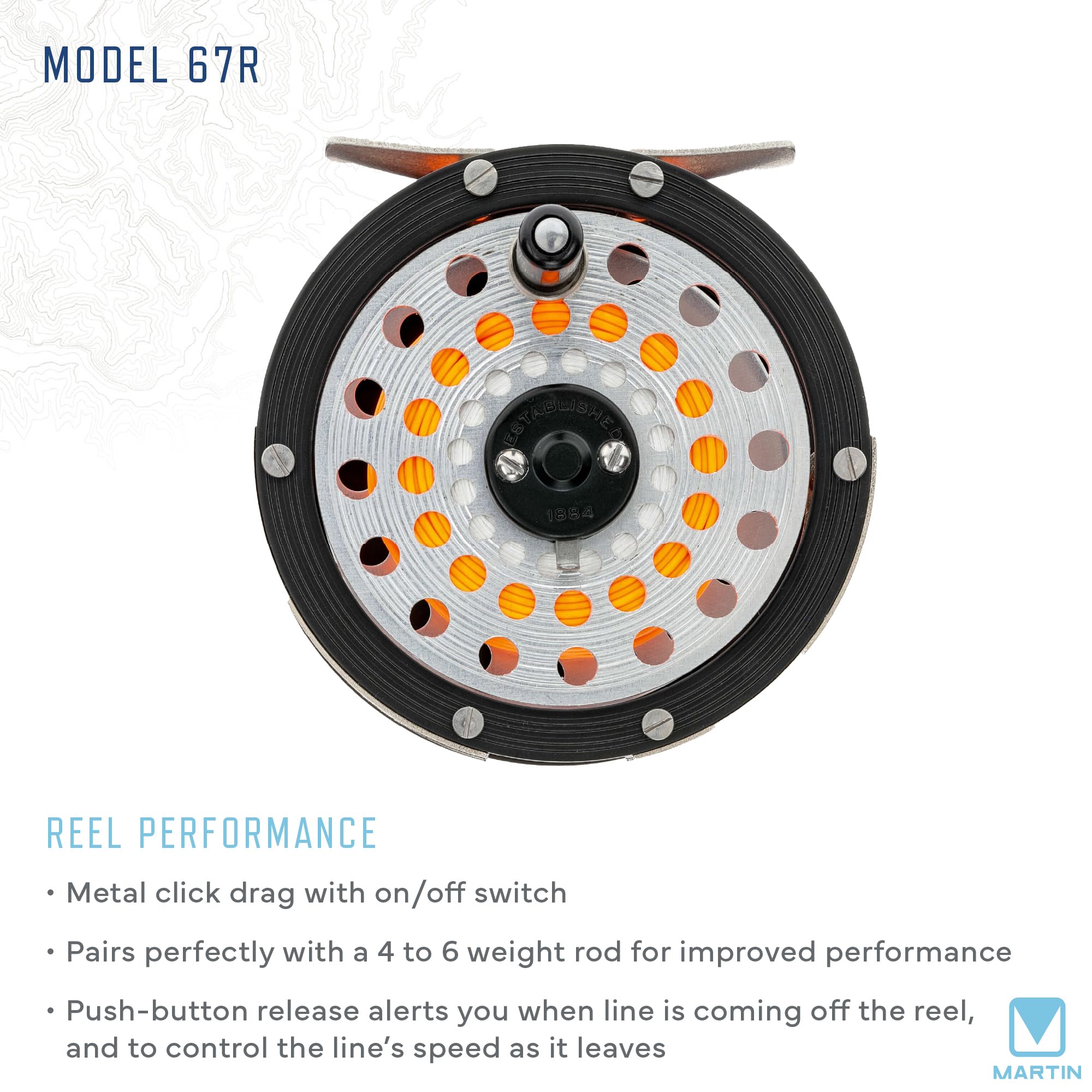 Amazon | Martin (マーティン) フライフィッシングリール シングル